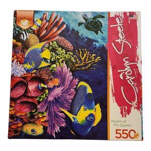 Serendipity 550 pc Jigsaw Puzzle Carolyn Steele Realm Queen Ocean Seascape Blow
